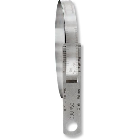 Umfangbandmaße CJU rostfrei Ø20-300/0,1mm (60-950mm)