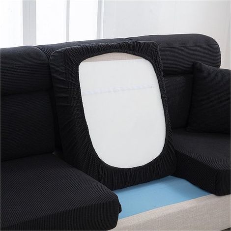 Fundas para sofás y sillones, fundas para sofás rinconeros, antideslizantes y lavables (tamaño: individual (50-65 cm), elásticas) (1/4)