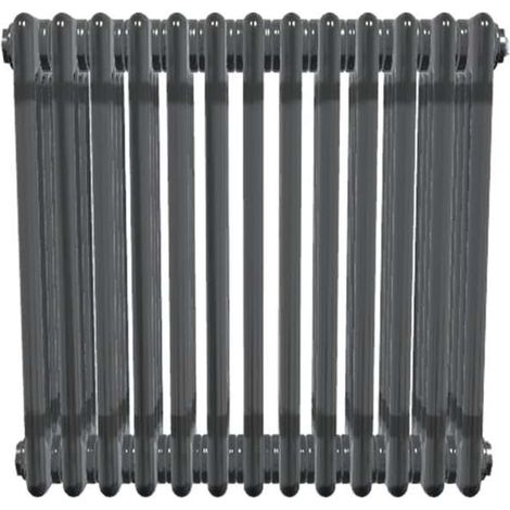 Bircham - Raw Metal Column Radiator H600mm x W611mm 4 Column (1/2)