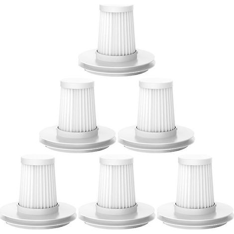 6 Stück HEPA-Filter-Ersatz für Xiaomi Mijia Staubsauger-Milbenentferner (1/4)
