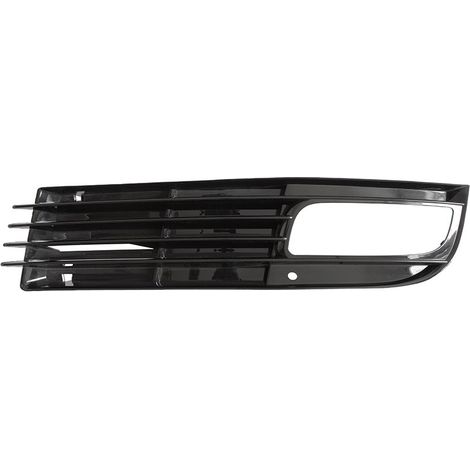 Audi A8 D3 FL 08-10 con parrilla hal贸gena en el parachoques negro izquierdo (1/5)