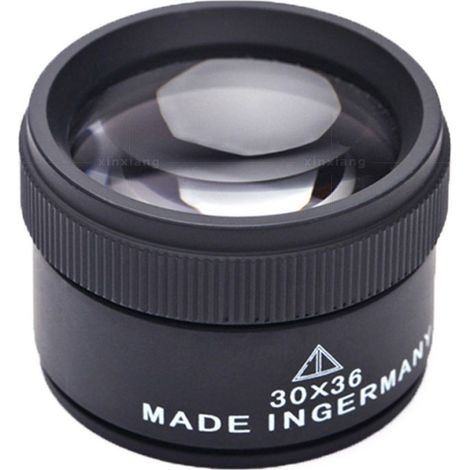 30X Jewelry Magnifier, Portable Metal Optical Magnifier, Pocket Magnifier for Coins, Stamps, Jewelry, Watches (1/5)