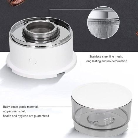 Cafetière Portable à Main Portable avec Technologie D'extraction Rapide pour les Amateurs de café: Conception Légère et Compacte (1/5)