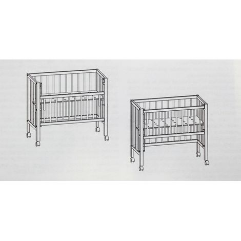 [NEUWERTIG] Ti Ssi Beistellbett Maxi Boxspring Bett Babybett Kinderbett Beistellbett 50x94 B-Ware