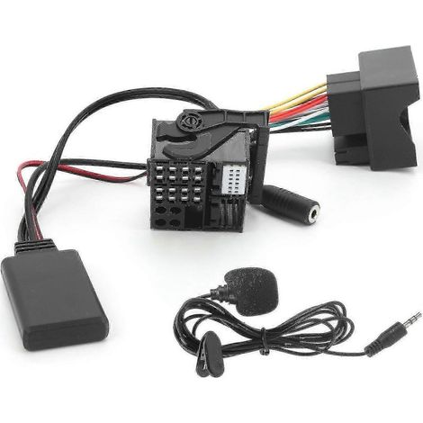 Adaptateur audio Bluetooth 5.0 (avec microphone) compatible avec E60, E63, E64, E65, E66 et E87, câble AUX de 59,1 pouces S202412275985 [jkw] (1/5)