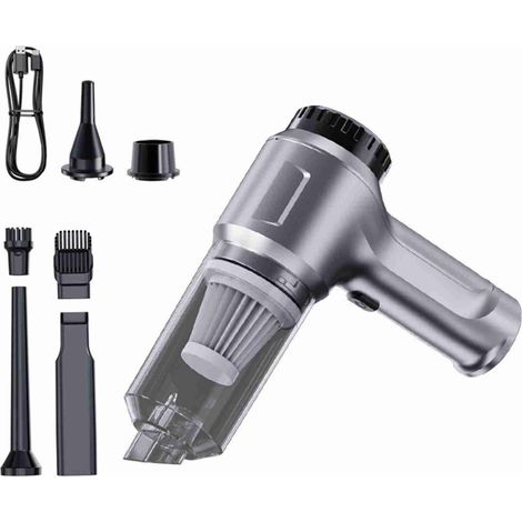 [JAMAIS UTILISÉ]Aspirateur sans fil portable 4 en 1, mini aspirateur de voiture, 11 000 Pa, haute puissance, sans fil et rechargeable, moteur sans balais pour le nettoyage des poils d'animaux dans la  (1/5)