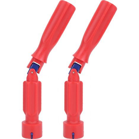 Outils de retrait de sièges de toilettes, ergonomique, Texture antidérapante, poignée rotative, clé de retrait de sièges, 2 pièces (1/5)