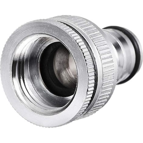 Connecteurs de Tuyau G1/2 G3/4, Plaqué Nickel, Raccords 2en1 Pratiques pour Évacuation d'Eau (1/4)