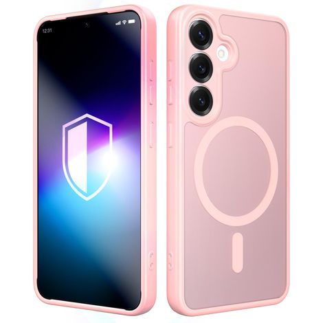 Custodia magnetica Misty Rosa per Samsung Galaxy S25 - 3mk (1/5)