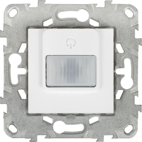 Schneider Electric – Détecteur de mouvement 3 fils à vis – Blanc – bouton poussoir – Tension 230V – Ampérage 10A – Installation rapide (1/3)