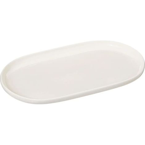 Plat de Présentation Ovale "Nora" 30cm Blanc