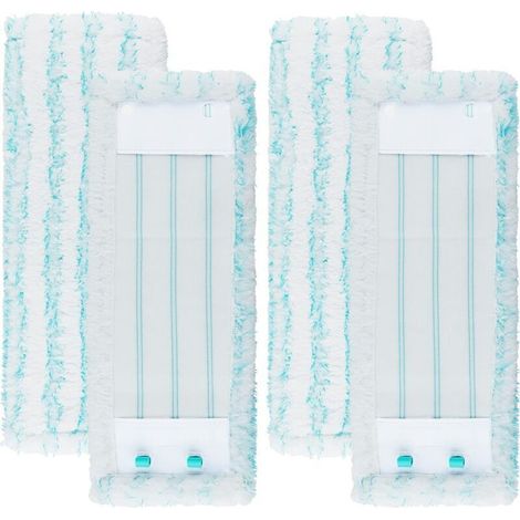 4er-Pack Profi XL Micro Duo/Profi XL Cotton Plus Wischmoppbezüge, Ersatzbezug für das 2-Faser-System mit Spezialborsten für alle Bodenarten mit hoher Wasseraufnahme und Reinigungswirkung. (1/4)