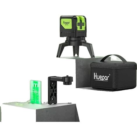 Niveau laser auto-nivelant, 2 points à plomb, couverture à 180 degrés, 9211G (1/2)