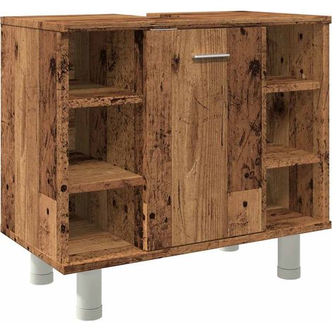 Maison Exclusive - Badschrank Altholz-Optik 60x32x53,5 cm Holzwer