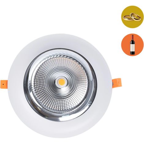 Downlight LED speziell für Gold- und Weinläden - 40W - Philips