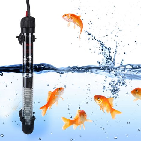 Chauffage d'aquarium submersible automatique à température constante 100 W, avec tige chauffante (prise UE 220 V). (1/5)