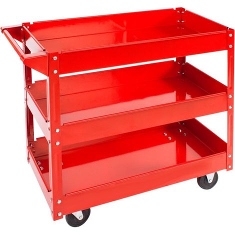 CARRO PORTA-HERRAMIENTAS PORTÁTIL Y MANEJABLE CON 3 BANDEJAS (1/5)