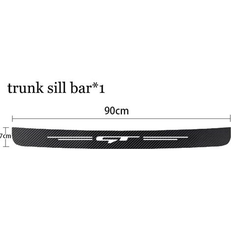 (1 pièce pour GT 1) Seuil de porte de voiture en fibre de carbone,autocollants de protection anti-rayures pour Kia GT Line,Sportage,Ceed,Picanto,K5,K3 et Stonic (1/3)