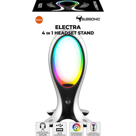 Autre accessoire gaming Subsonic ELECTRA 4IN1 GAMING HEADSET STAND MULTI FORMAT