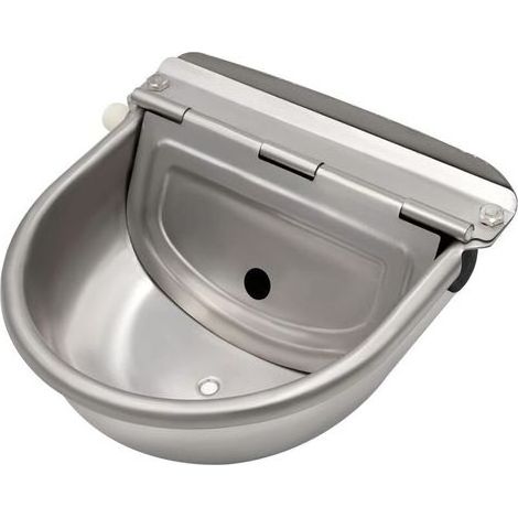Memkey – Abreuvoir automatique en acier inoxydable 304 – Valve flottante réglable – Bouchon de vidange – Pour chevaux, chiens, bovins, cochons (1/5)