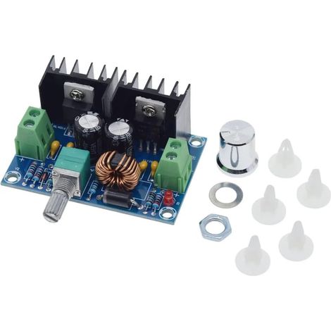 XL4016E1 DC 4-40V à DC 1.25-36V 8A Régulateur de Tension du convertisseur Buck Converter 36V 24V 12V à 5V Efficacité Échec Déverseur Alimentation (1/5)