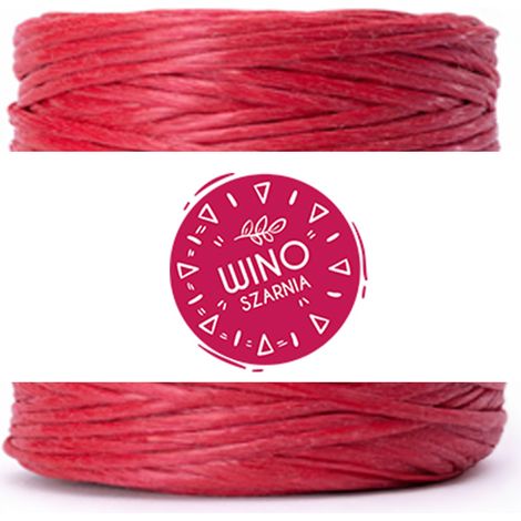 Rotes Polypropylen-Agrargarn – 500 g – 2 mm