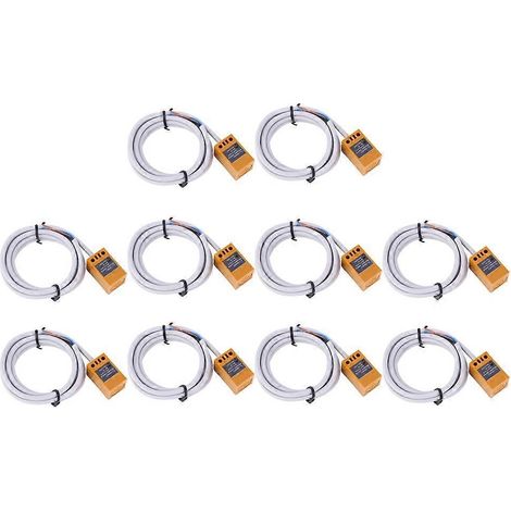 10 Stück\n\nJYIO Induktiver Näherungsschalter TL Q5MC1 für 5-mm-Metallsensoren, DC 6–36 V