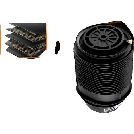Bolsa de aire para suspensión neumática, caucho de alta densidad, 39,4 cm x 15,2 cm x 15,2 cm, Mercedes-Benz Clase E W212 S212, capacidad de carga de hasta 227 kg, probada para garantizar su durabilid
