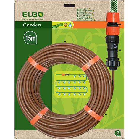 ELGO Bewässerungsschlauch "DP15" für Hoch- und Frühbeete, Bewässerung 5 m², 15m (1/5)