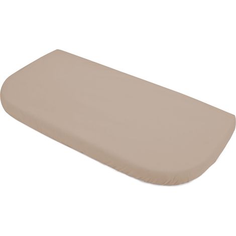 Waldin Sábana Bajera Jersey Cuna Colecho 7 en 1, 73 x 37 cm, Taupe