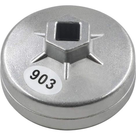 MINKUROW 903 Cap 74mm 14 Flautas Llave De Filtro De Aceite 1/2" Square Drive Filtro De Aceite Removel Herramientas Filtro Llave De Vaso Llave De Mano Para Coche (1/5)