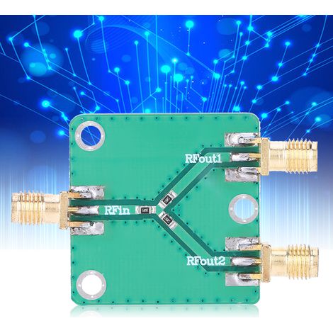 Répartiteur de puissance à résistance micro-ondes RF DC-5G, diviseur de puissance radiofréquence 1 à 2 voies (1/5)