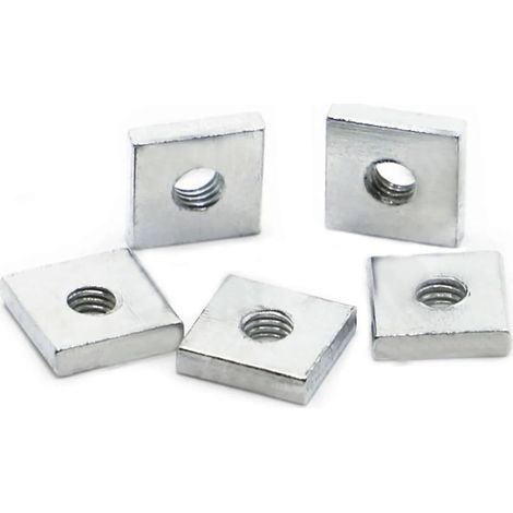 Écrous carrés minces DIN562 M3 M4 M5 M6 M8 en acier au carbone (1/3)