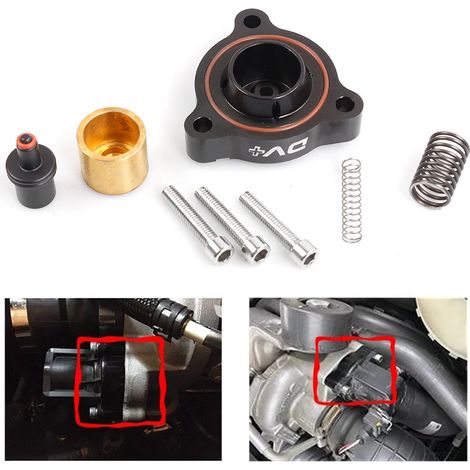 Livraison directe disponible pour la base de soupape de décharge électronique du turbocompresseur T9356, compatible avec BMW et X3. (1/5)