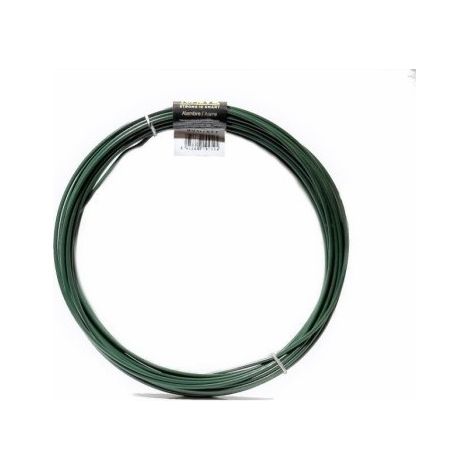 Alambre Acero Plastico Verde Nivel 20 Mt