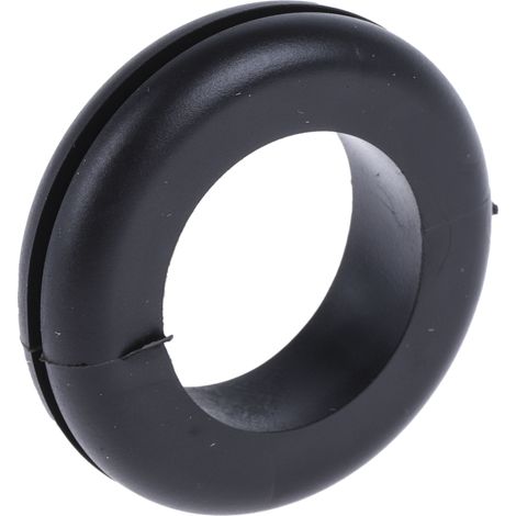 Passe-câble RS PRO en PVC, Ø câble max. 18.5mm, panneau 1.6mm max, Ø découpe 25mm ( Prix pour Boîte de 100 )