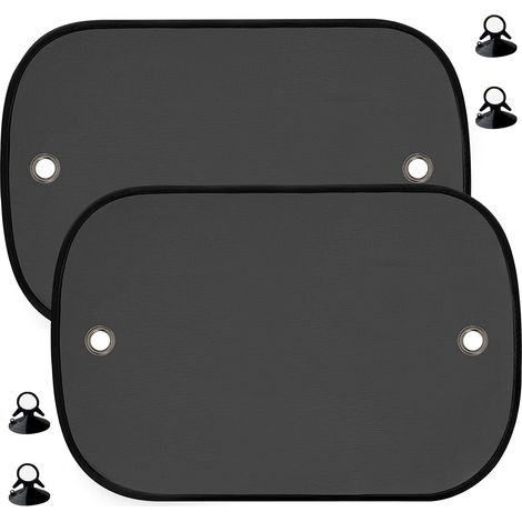 Pare Soleil Voiture Bébé, Protection UV/Chaleur, Pare-Soleil Fenêtre de Voiture pour Enfant, Sac de Rangement, 50 x 30cm (2 pièces) (1/5)