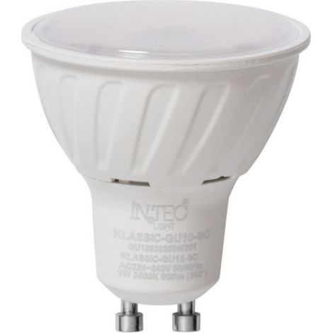 Lampadina LED GU10 9W 820LM 2700K 100° 5x5,5 cm. 15000h cri80 (1/2)