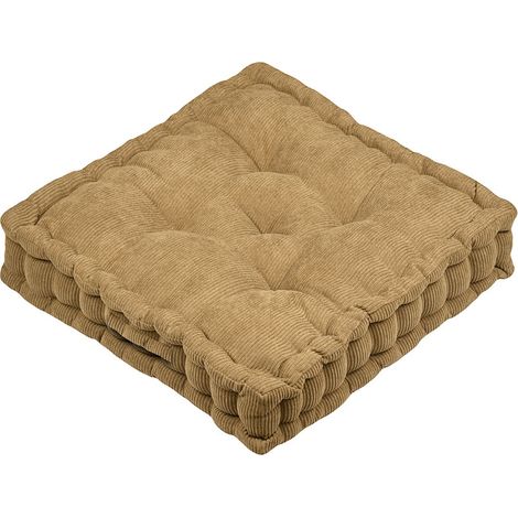 Cuscino da pavimento Dandy Camel 45x45x10cm - Tessuto