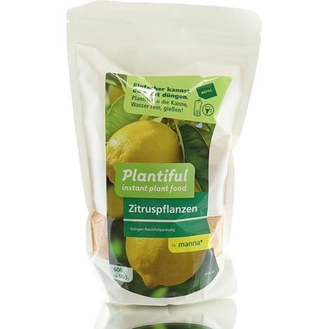 Manna Plantiful Zitruspflanzendünger Nachfüllpackung - 600 g (1/2)