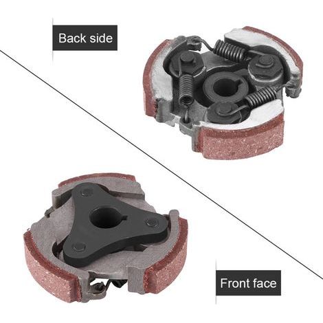 plaquette d'embrayage moto embrayage avec 3 ressorts pour 2 temps 47cc 49cc poche Dirt Bike ATV Scooter embrayage pocket bike renforcé avec clavette ressort embrayage pocket bike+ressort embrayage po (1/5)