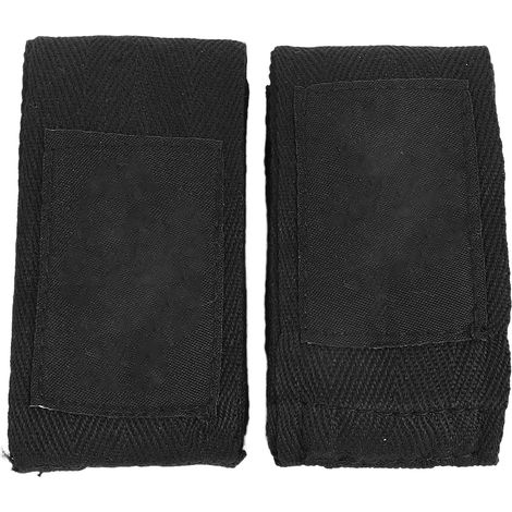 Bandes de boxe 3M pour Muay Thaï et MMA, élastiques et de kickboxing, pour hommes et femmes, noires. (1/5)