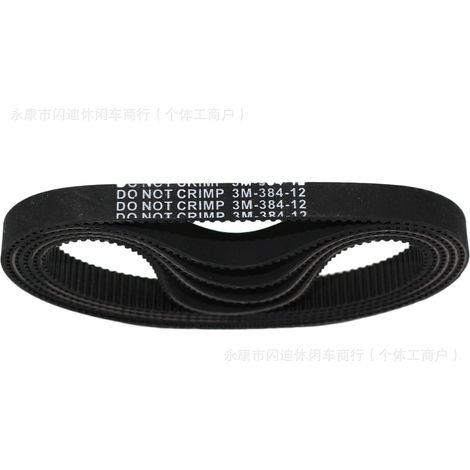 Courroie d'entraînement pour véhicule tout-terrain moto, petite planche de surf, courroie 3M-384-12, moteur épaissi 3,4 mm. (1/5)