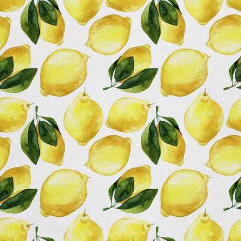 Tela Oxford decorativa para exteriores - Motivo Limones Pintados 2 (1/5)