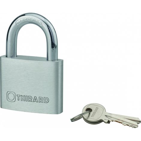 Lucchetto MAXIUM in alluminio 60 mm, 2 chiavi – THIRARD