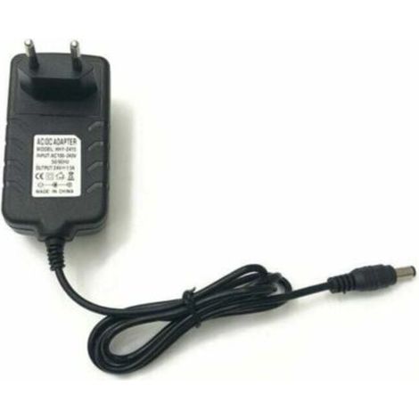 Transformateur pour luminaire 24W 24V 1.5A – Prise AC 220V à DC 24V – Cordon 90 cm – IP20 pour usage intérieur