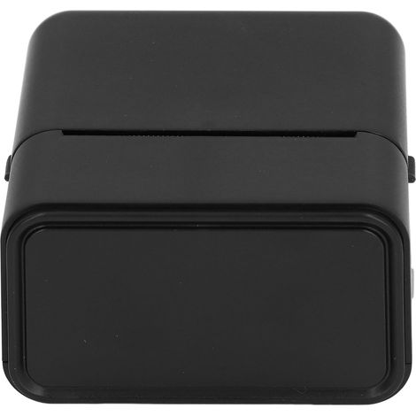 Imprimante d'étiquettes thermique BT 203dpi compacte, mini imprimante pour dates et ingrédients, TPE noir (1/5)