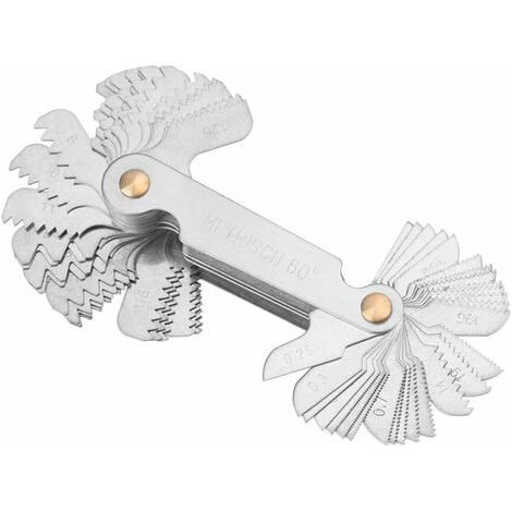 [JAMAIS UTILISÉ]Jauge Filetage métrique 52 Lames Set vis Pas de Fil jauge de Coupe système de Pouce métrique jauge (1/5)