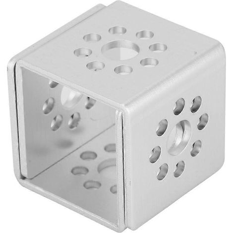 2 Stück U-Profile mit einem Loch, 32 mm, Aluminium, Roboterzubehör, passend für Tetrixrobotics