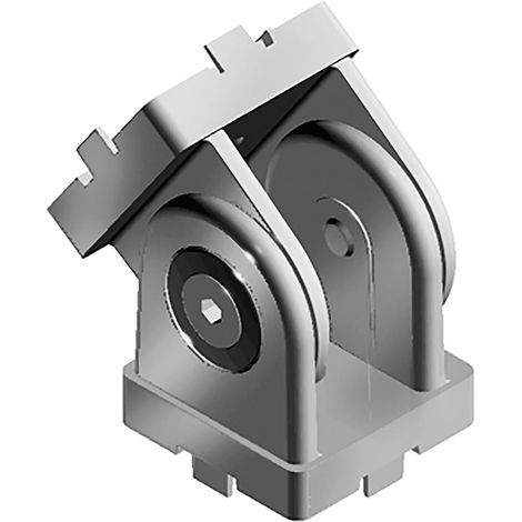 Fath Gelenk Item System passend zu Aluprofil 40x40 Nut 8 - Scharnier, Zinkdruckguss (1/4)